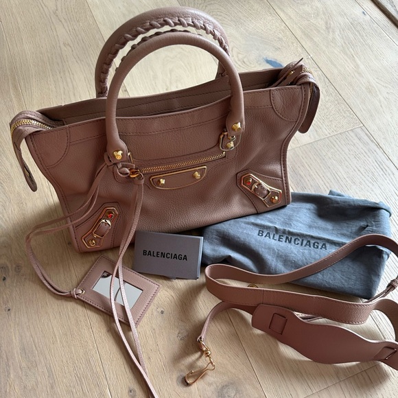 Balenciaga Motocross Classic Metallic Edge City S Bag - Picture 2 of 11